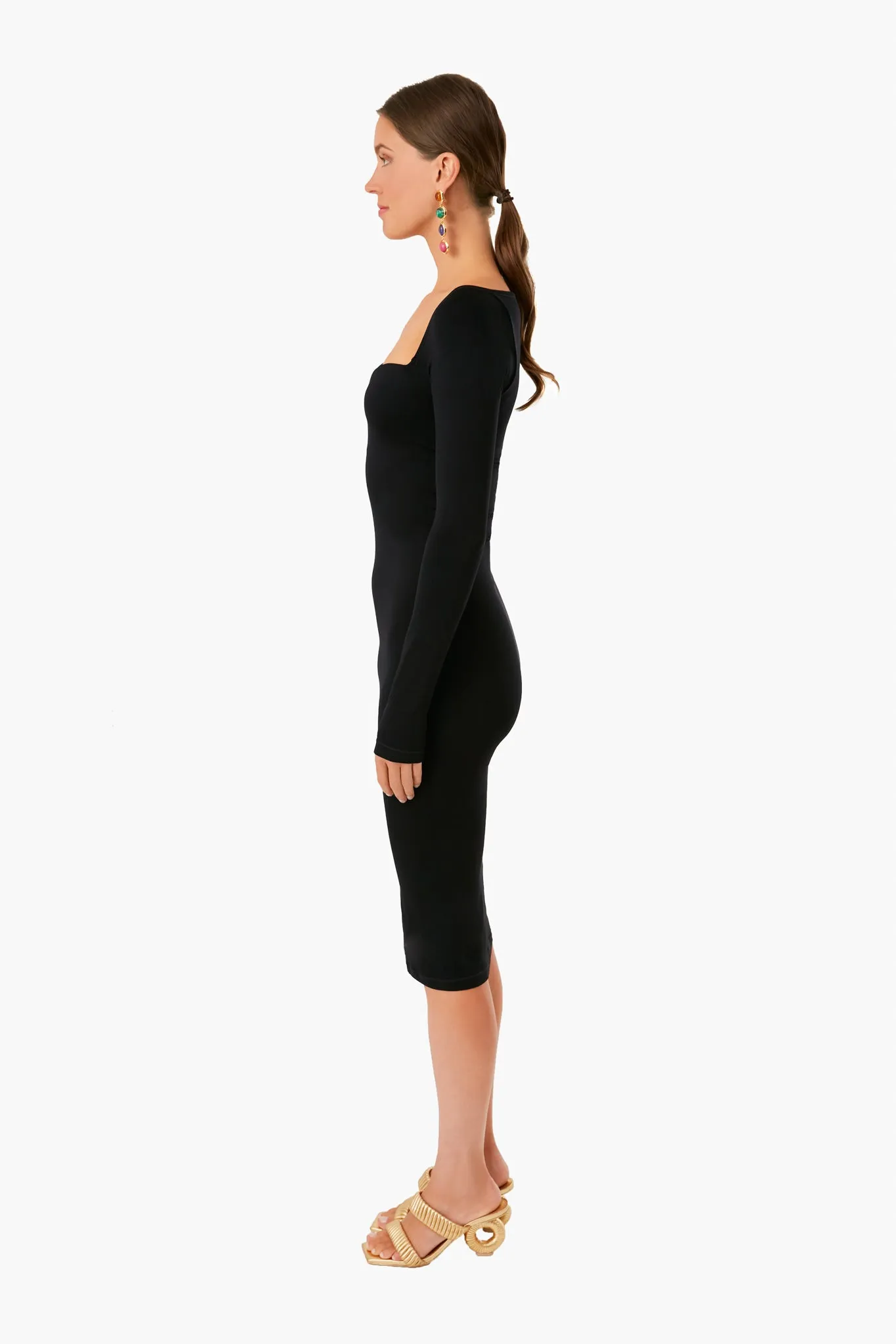 Black Lubos Dress sold by Tuckernuck product image thumbnail 3