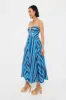 Blue Stripe Linen Midi Dress sold by Tuckernuck