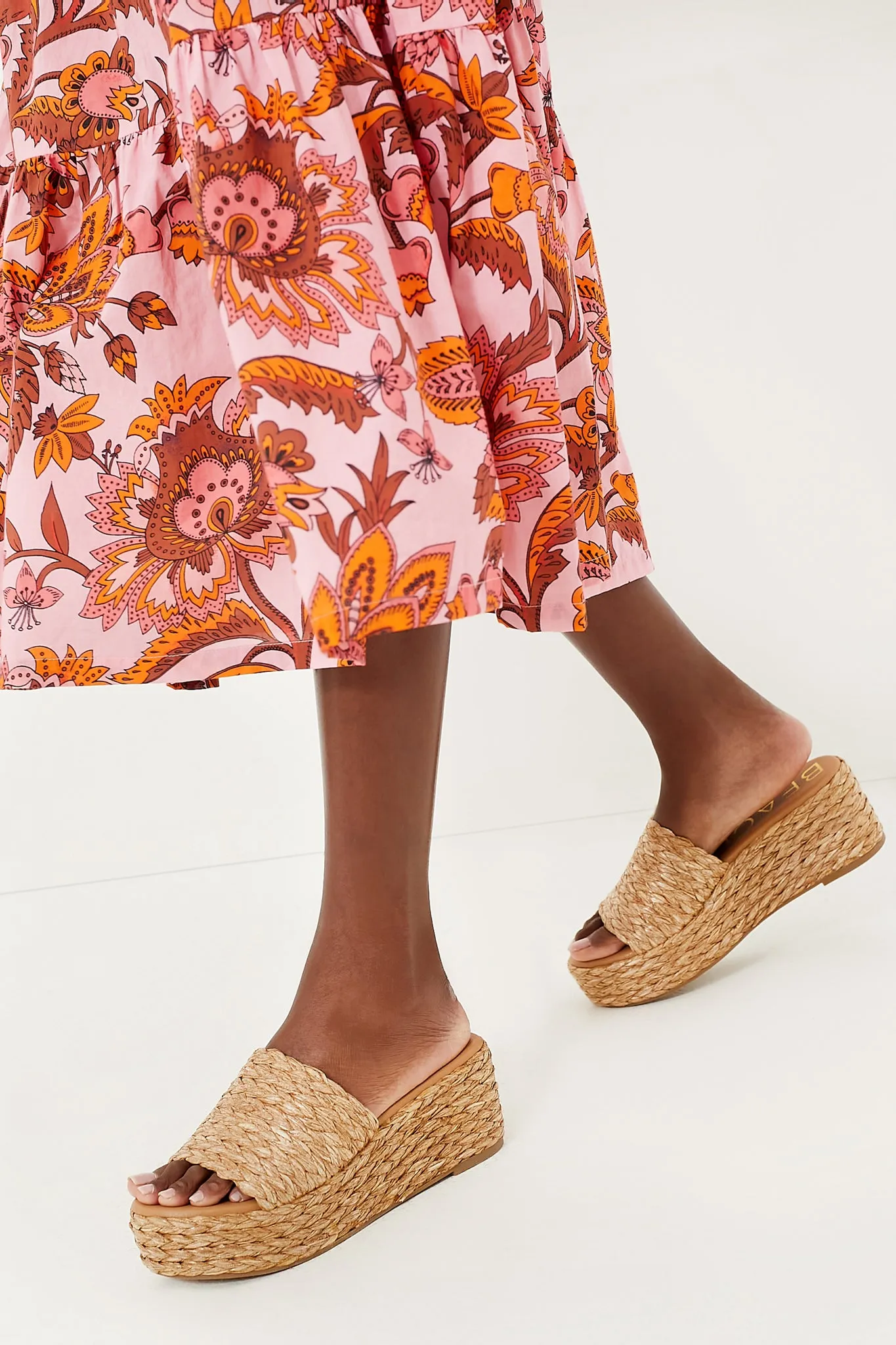 Cognac Peony Heels sold by Tuckernuck product image thumbnail 3