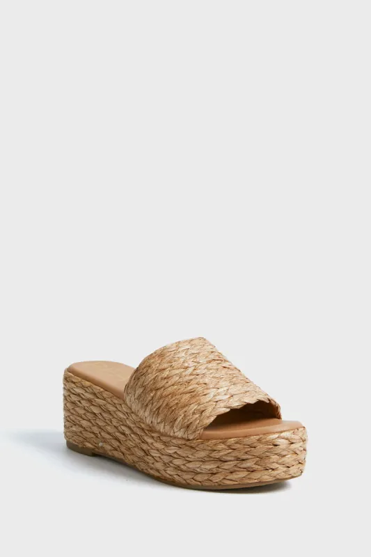 Cognac Peony Heels sold by Tuckernuck