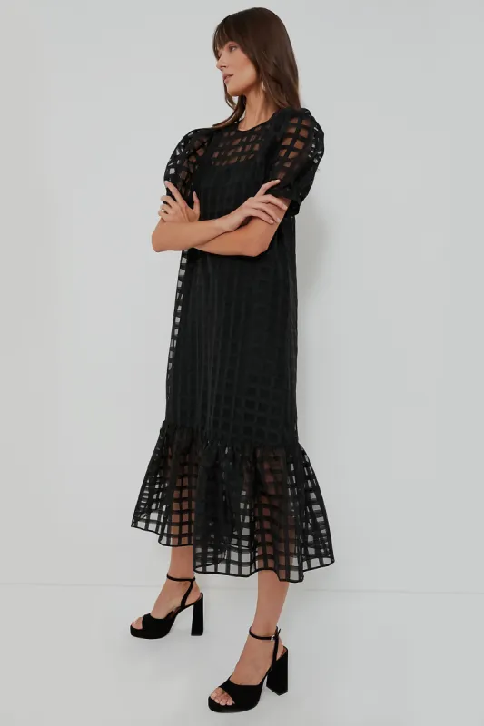 Organza Windowpane Waverly Dress sold by Tuckernuck