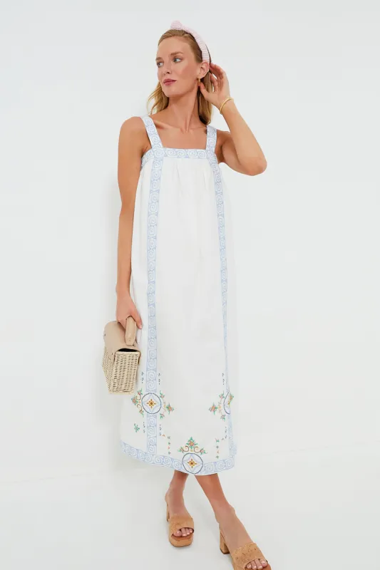 Mosaic Embroidery Sailor Dress sold by Tuckernuck
