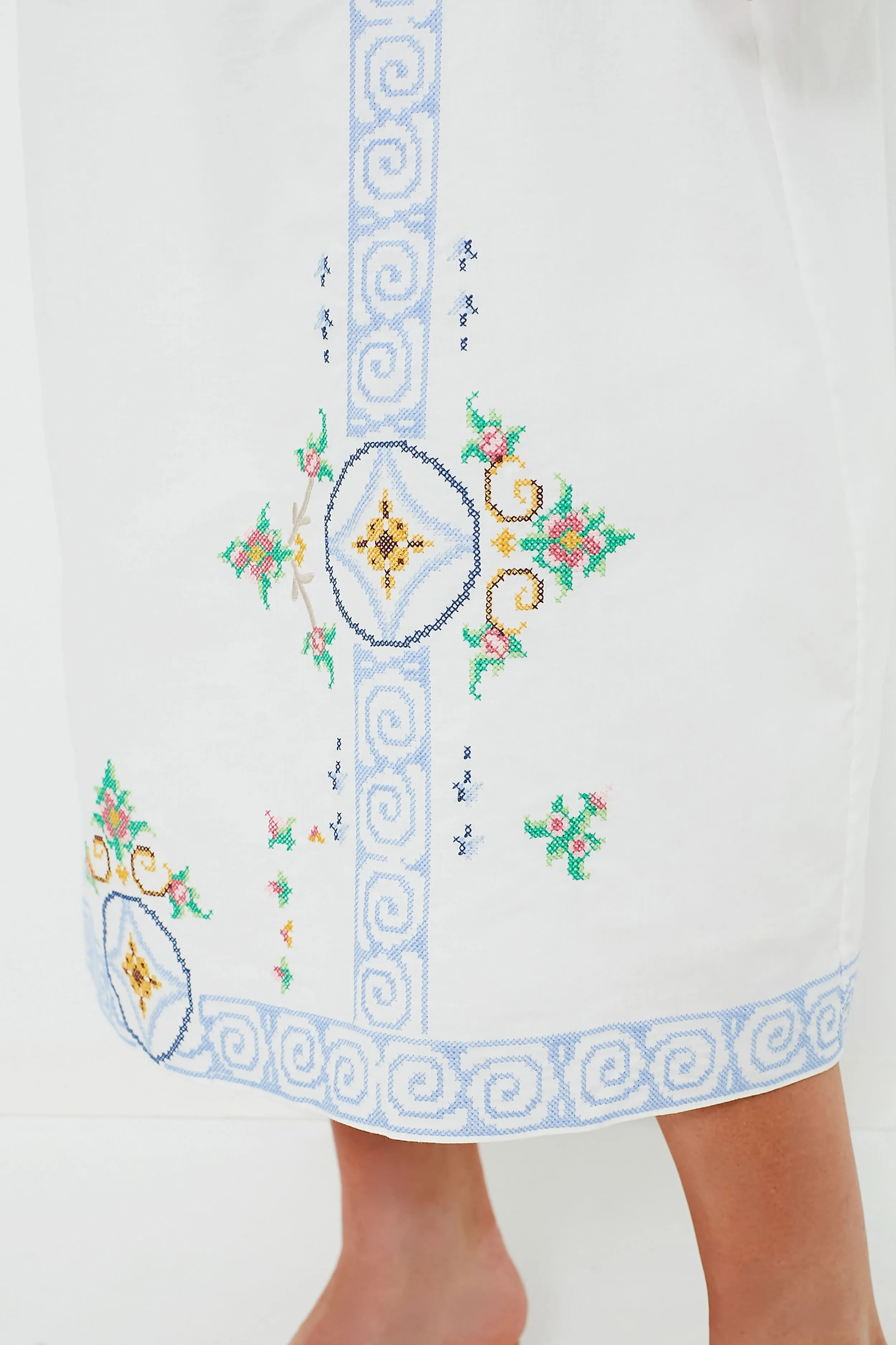 Mosaic Embroidery Sailor Dress sold by Tuckernuck product image thumbnail 5