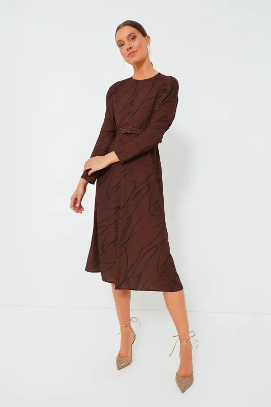 Chocolate Twombly Bex Dress made by Tuckernuck