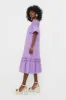 Purple Shirred Capri Midi Dress sold by Tuckernuck