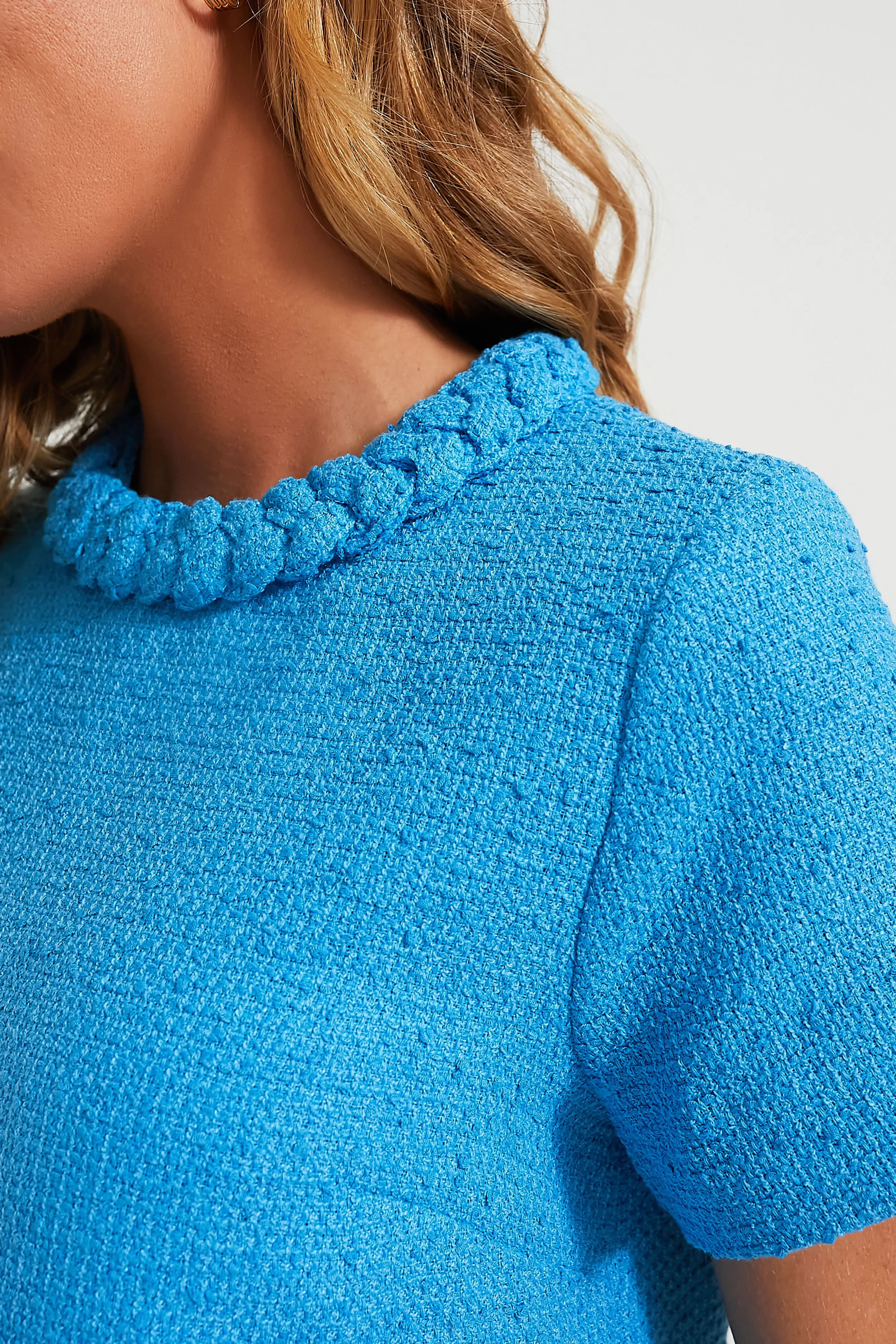 Capri Blue Tweed Jackie Dress sold by Tuckernuck product image thumbnail 5