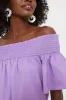 Purple Shirred Capri Midi Dress sold by Tuckernuck