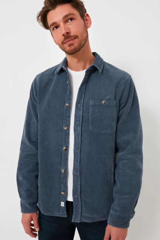 Light Indigo Max Broken In Corduroy Overshirt sold by Tuckernuck