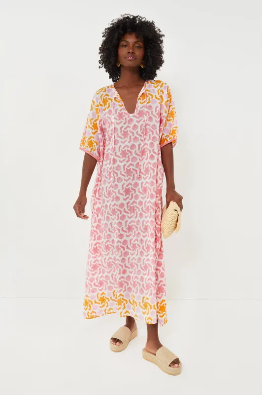 Pinkostia Thiago Long Kaftan sold by Tuckernuck