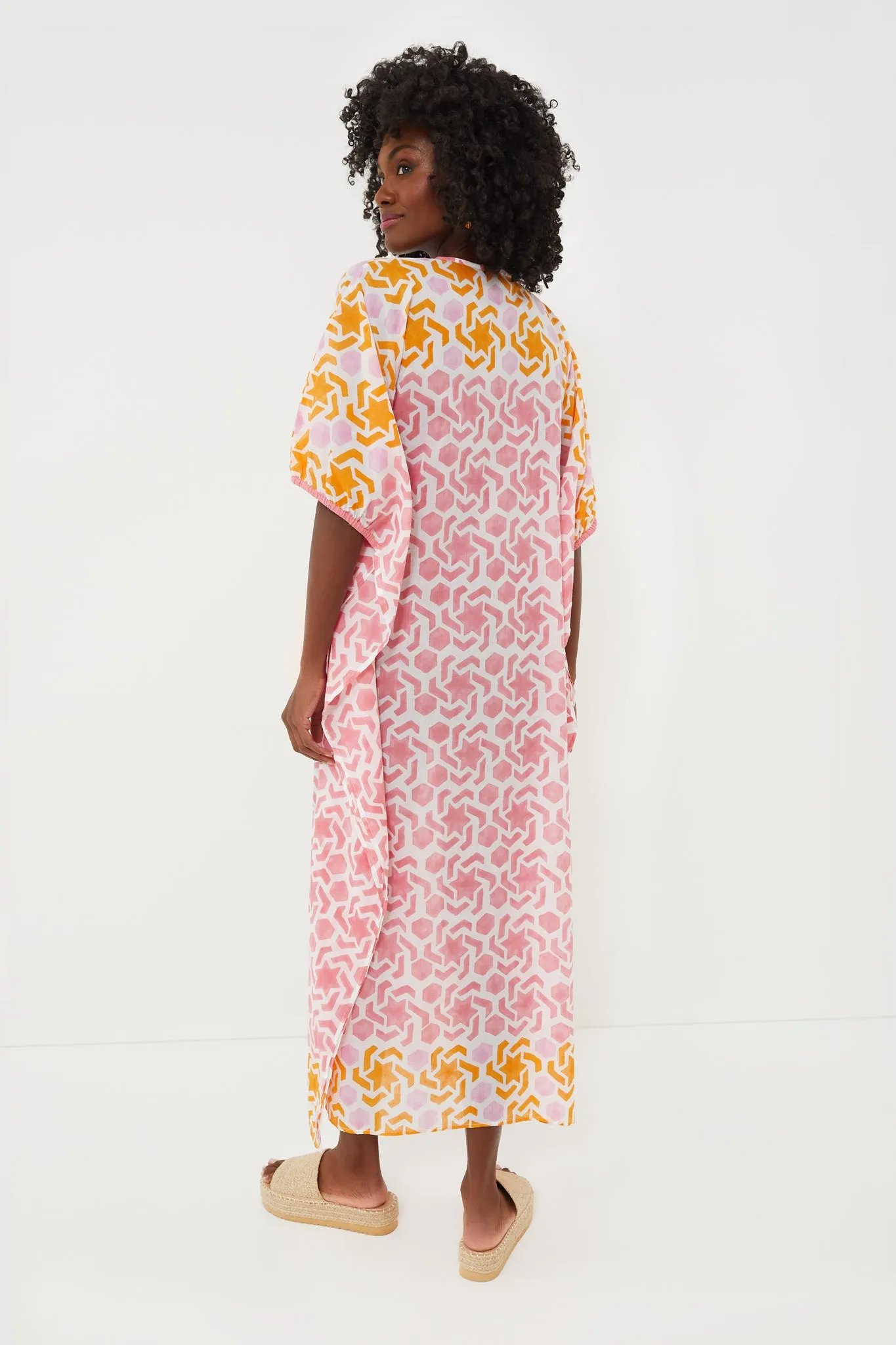 Pinkostia Thiago Long Kaftan sold by Tuckernuck product image thumbnail 4