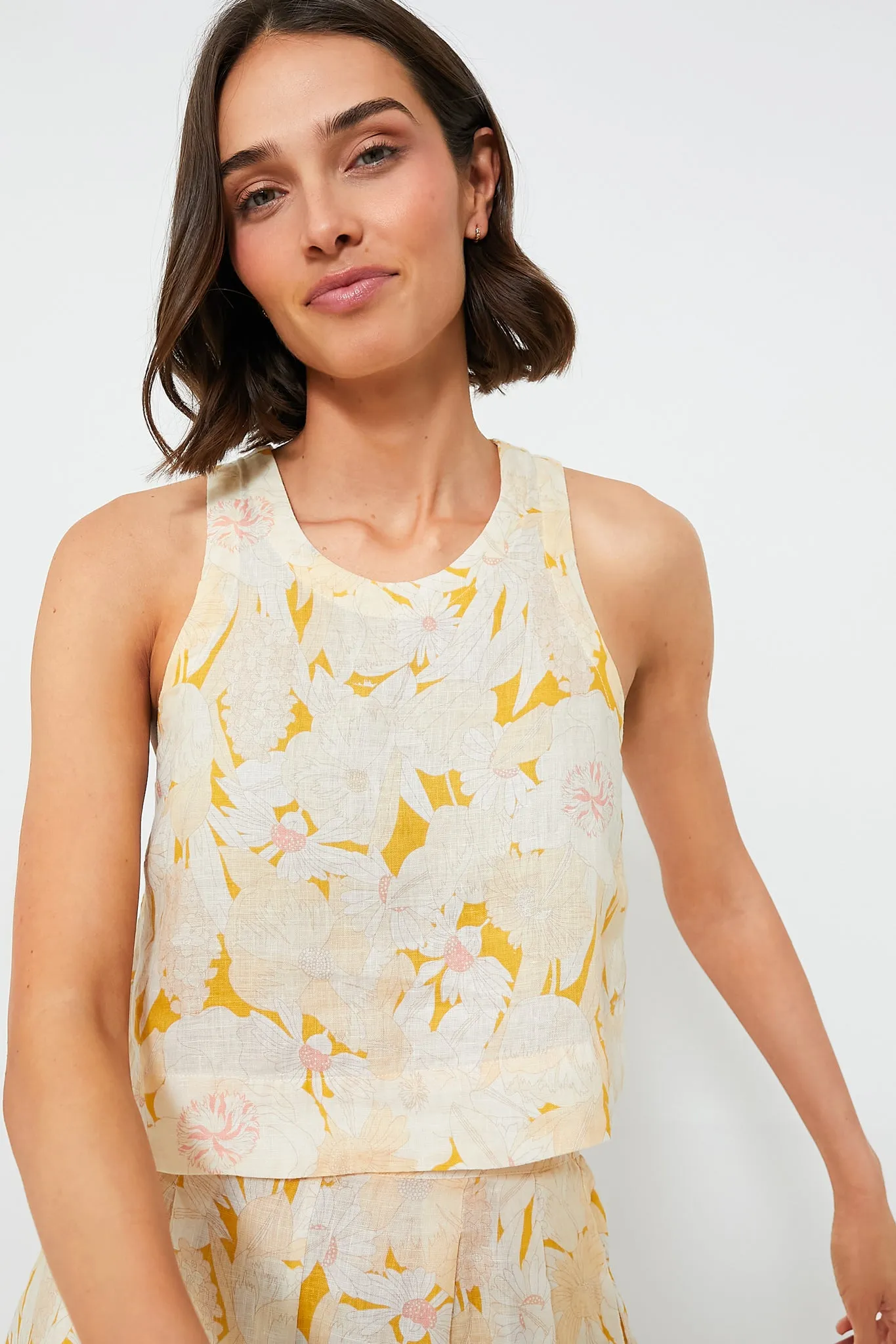 Honey Flora Esther Tank sold by Tuckernuck