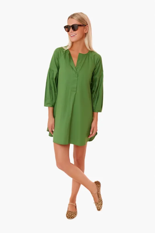 Green Maisie Dress made by Tuckernuck
