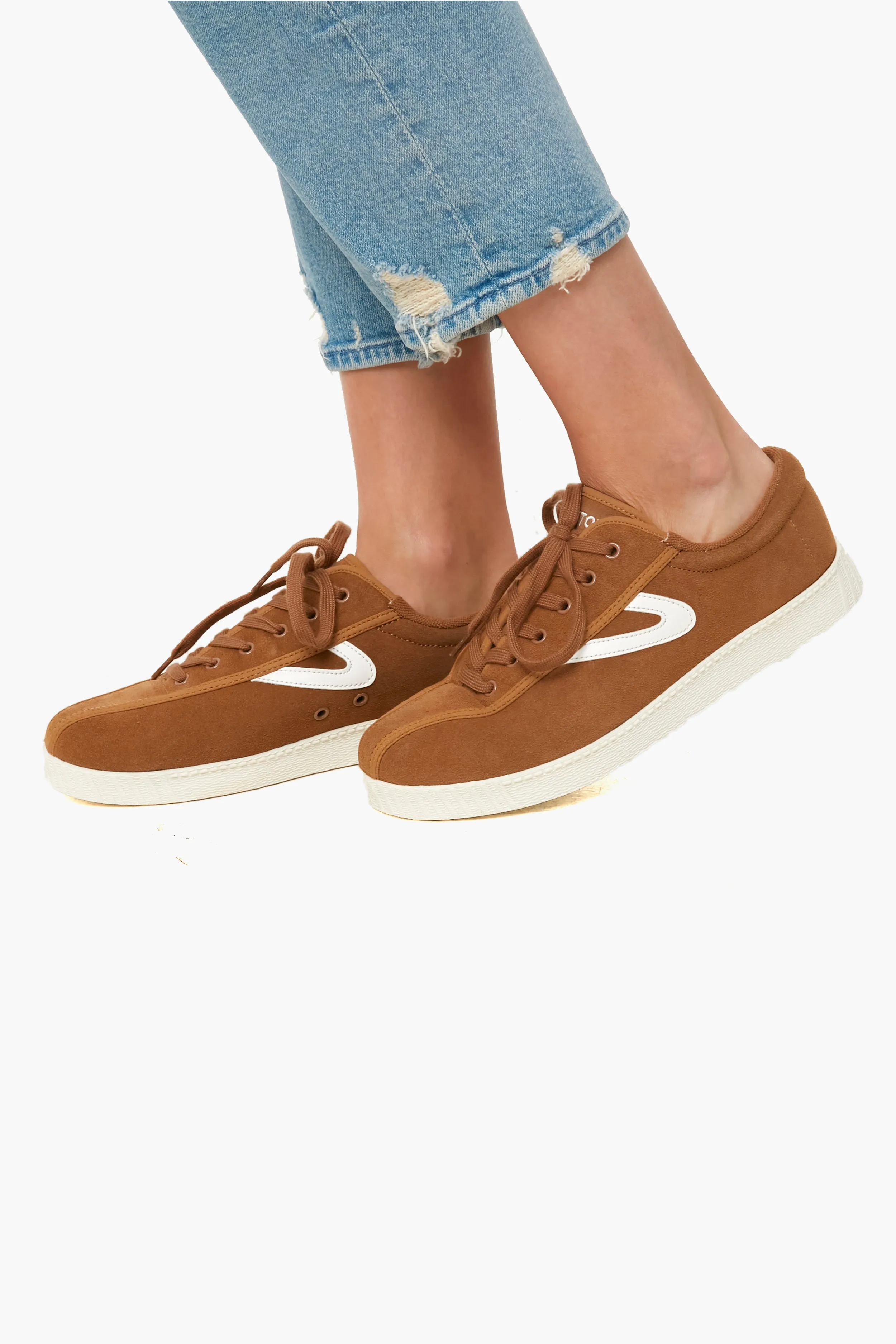 Tan Nylite Suede Sneakers sold by Tuckernuck product image thumbnail 2