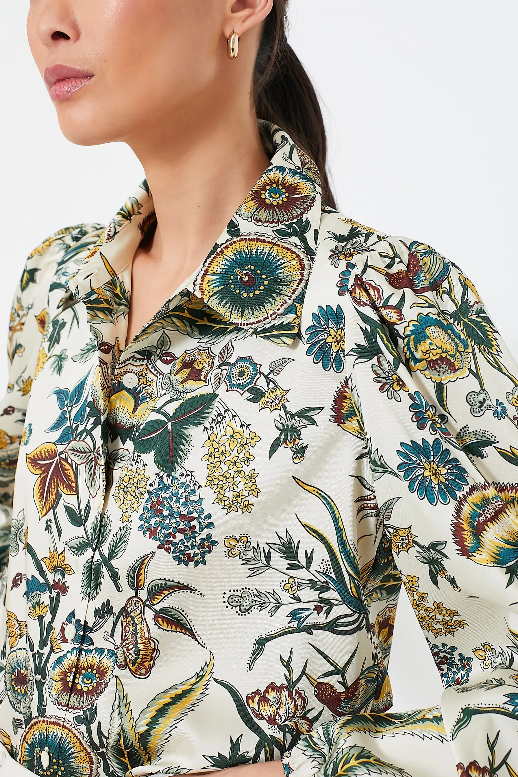 Sharp Floral Serena Blouse sold by Tuckernuck product image thumbnail 5