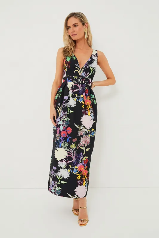 Black Jardin Jules Tafetta Dress sold by Tuckernuck