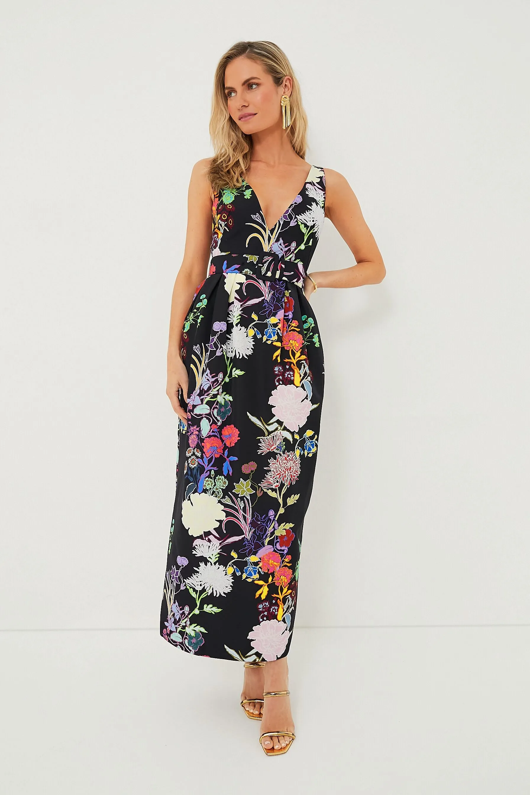 Black Jardin Jules Tafetta Dress sold by Tuckernuck