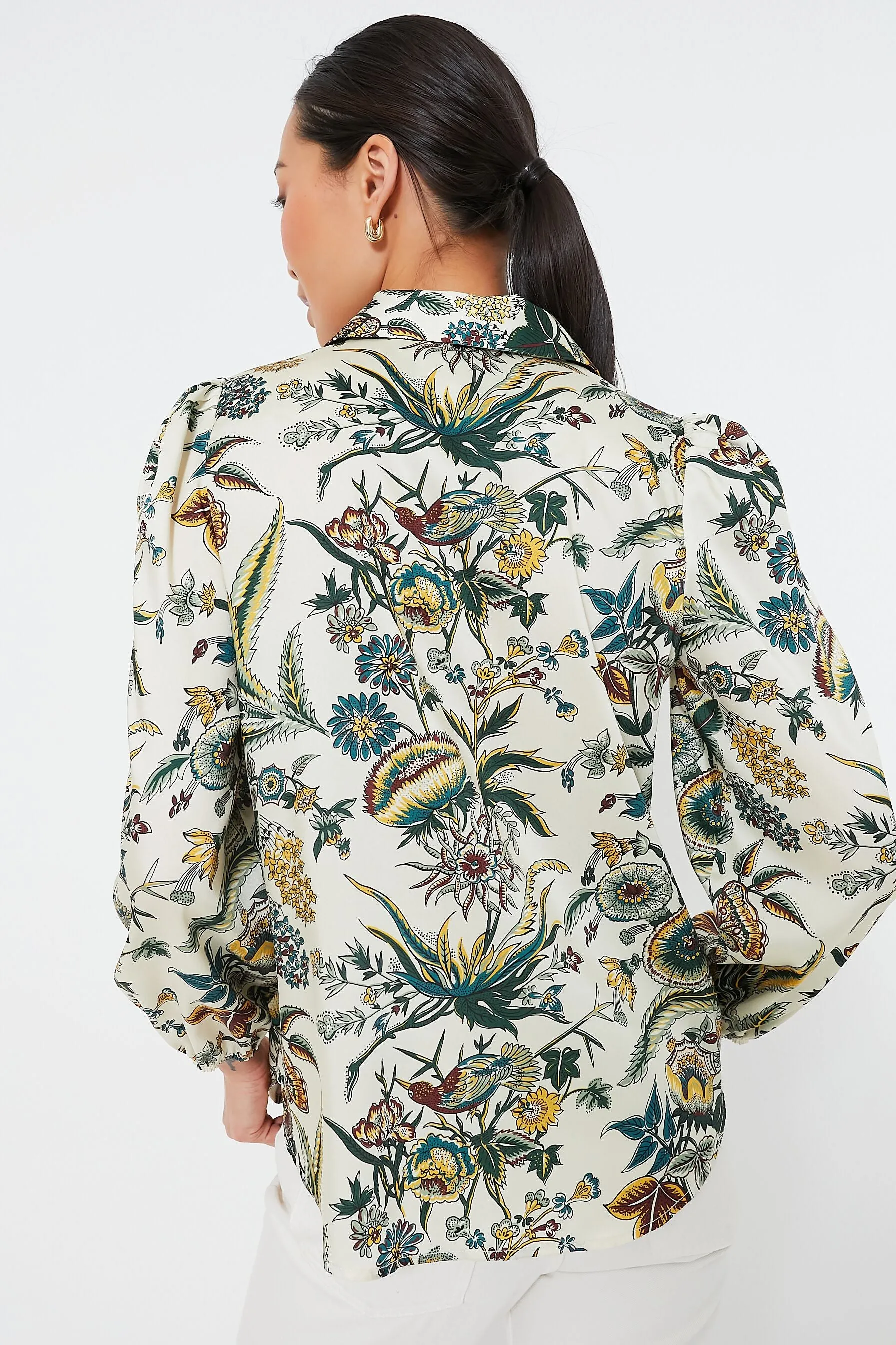 Sharp Floral Serena Blouse sold by Tuckernuck product image thumbnail 4