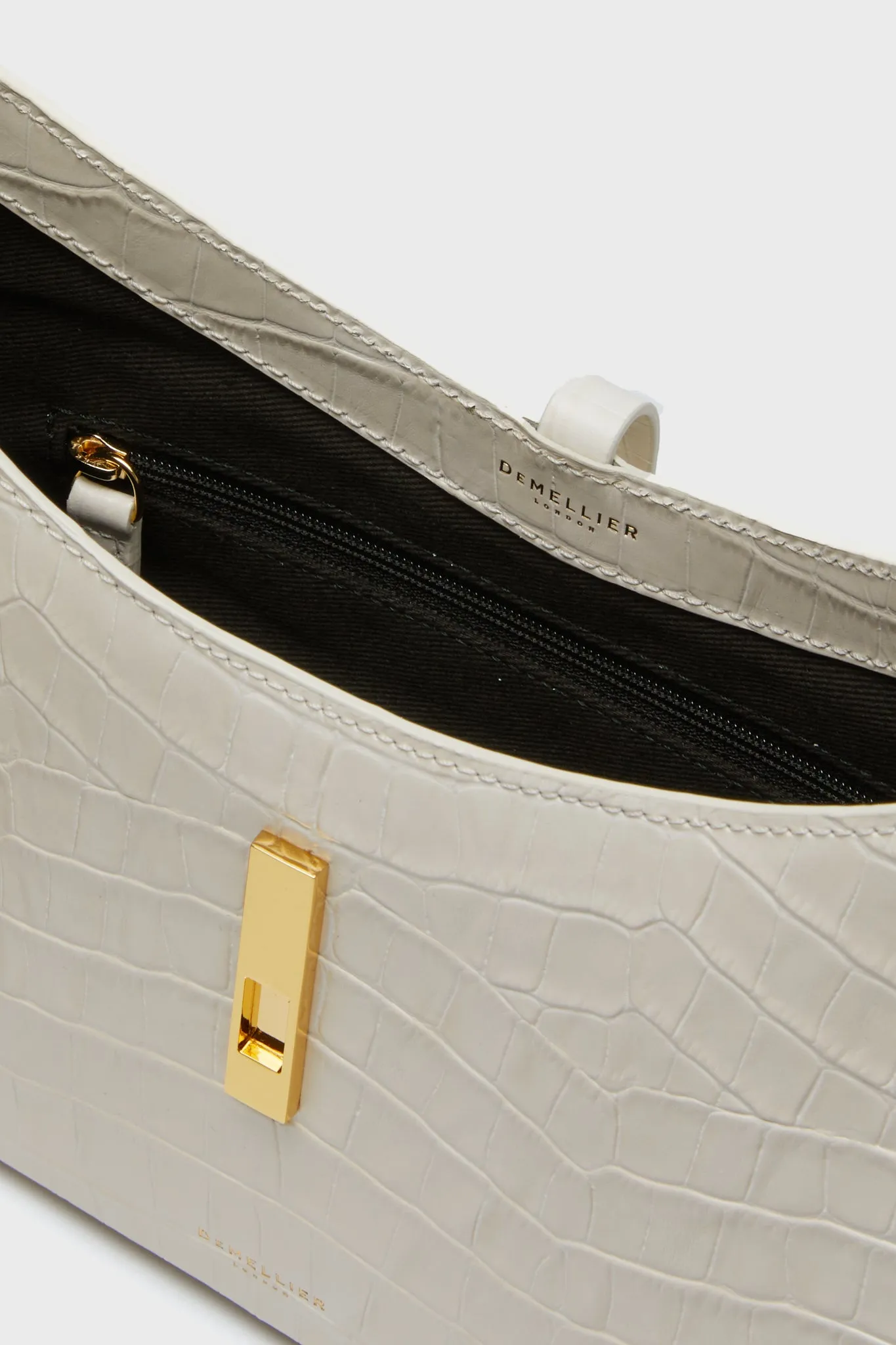 Off White Croc Effect Tokyo Bag sold by Tuckernuck product image thumbnail 5