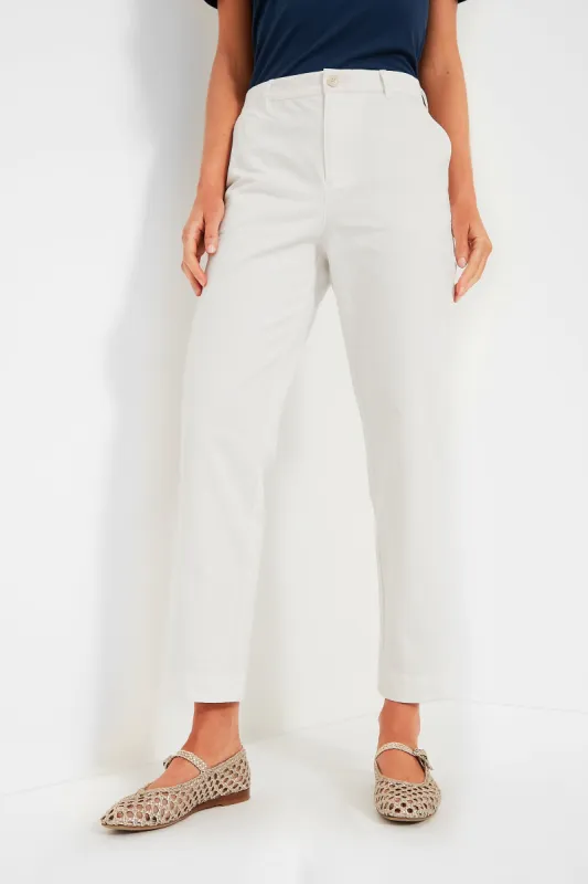 White Chino Collins Pants sold by Tuckernuck