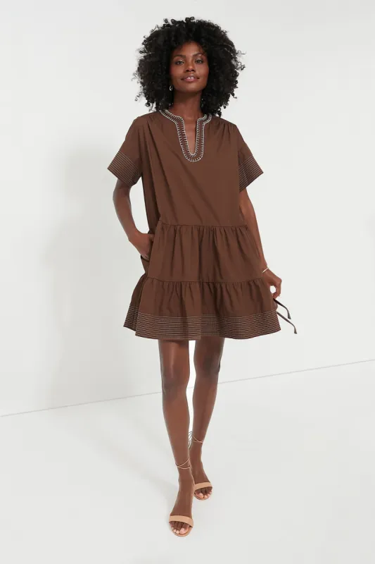 Mocha Kinsley Dress sold by Tuckernuck