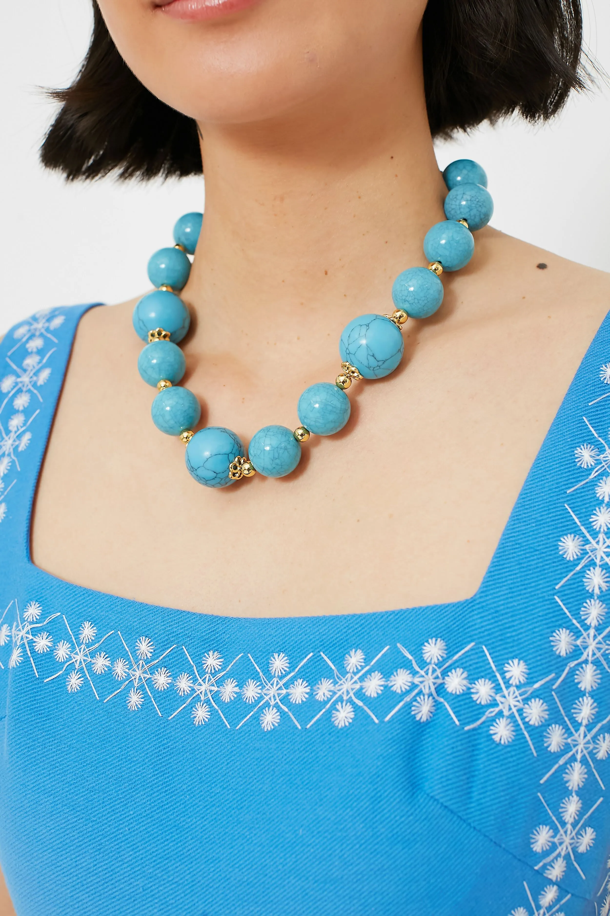 Turquoise Aerin Necklace sold by Tuckernuck product image thumbnail 3