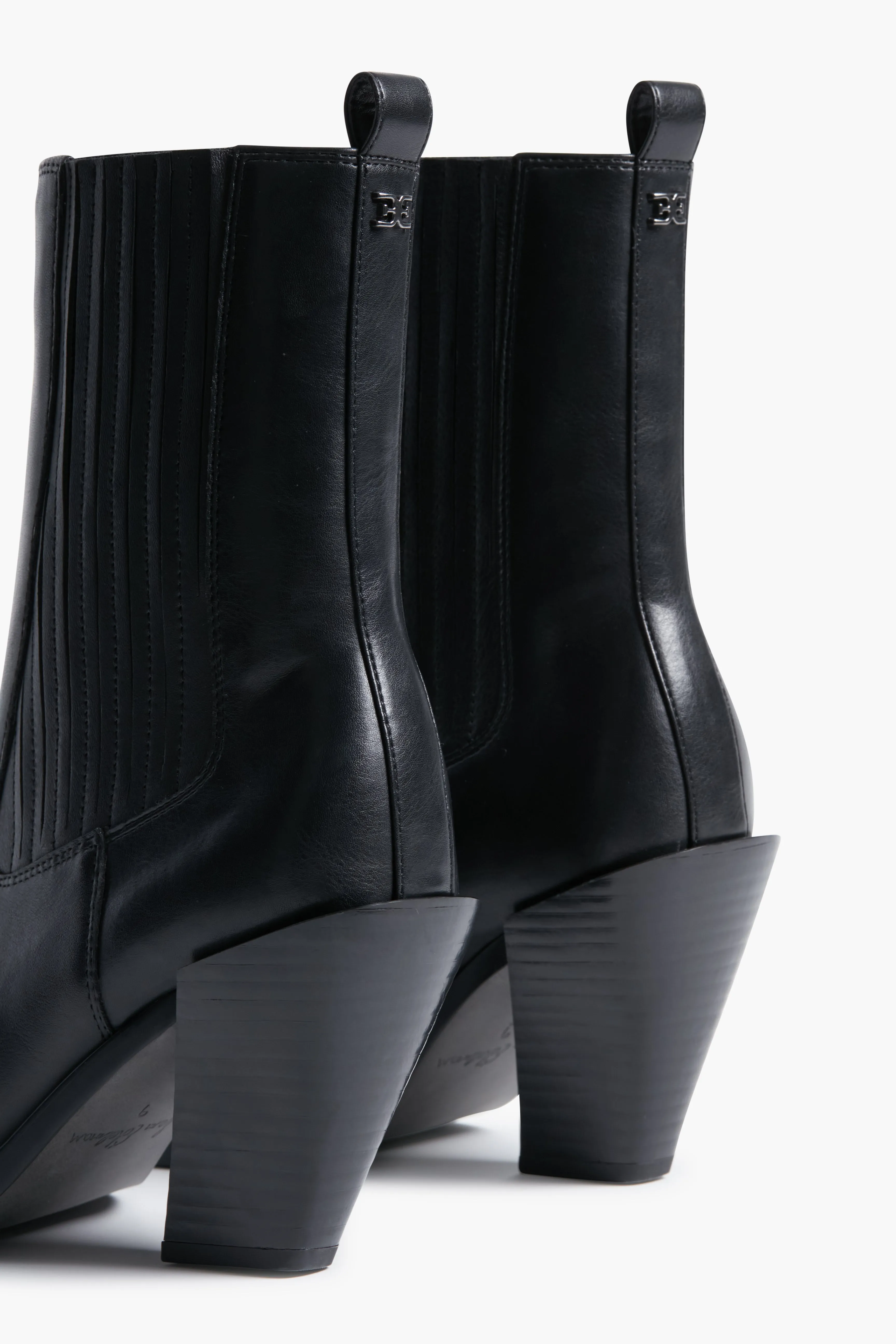 Black Leather Mandey Booties sold by Tuckernuck product image thumbnail 4
