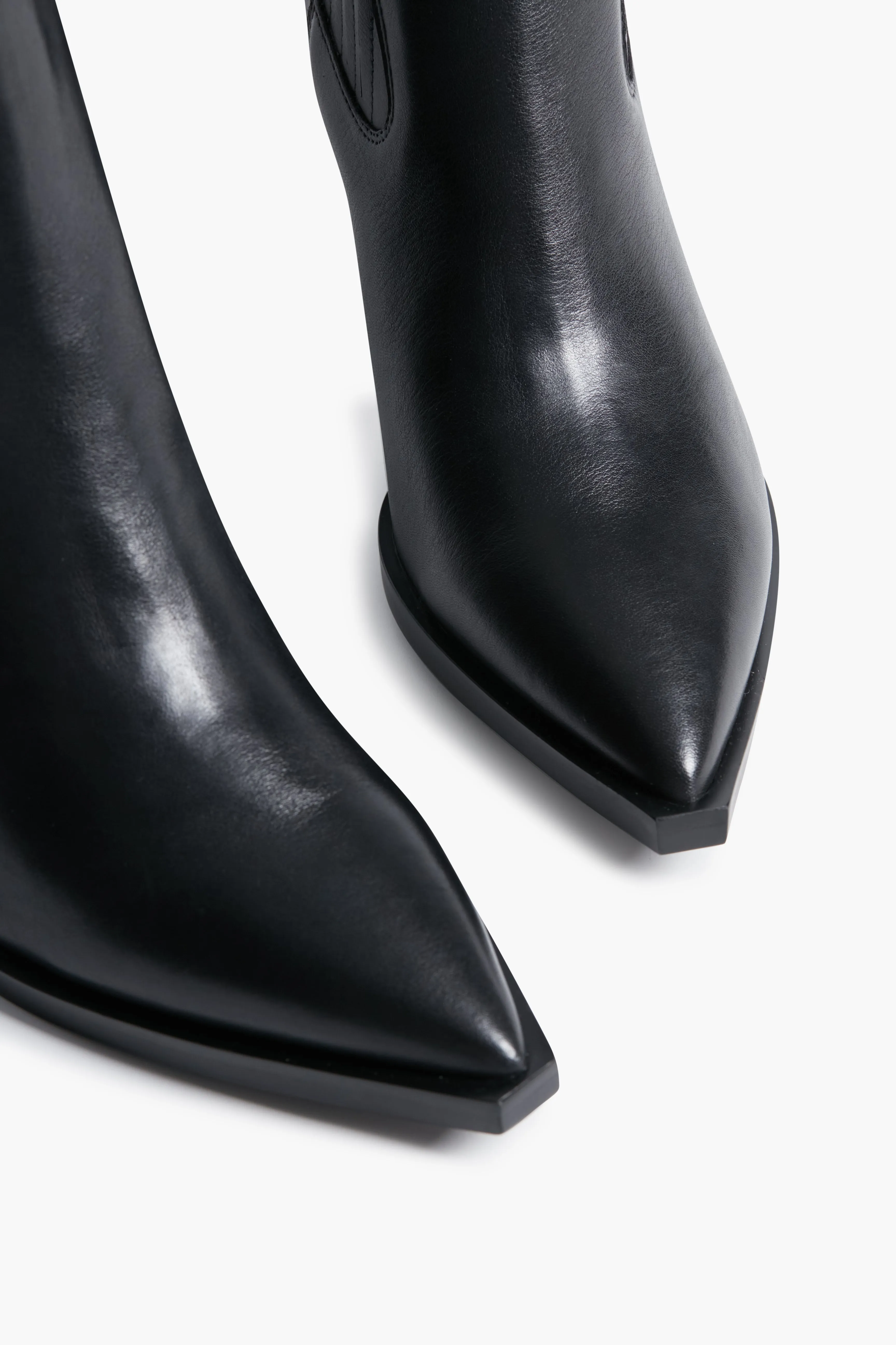 Black Leather Mandey Booties sold by Tuckernuck product image thumbnail 5