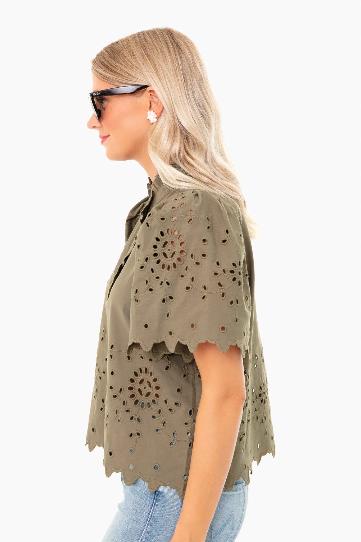 Army Fiona Short Sleeve Top sold by Tuckernuck product image thumbnail 4