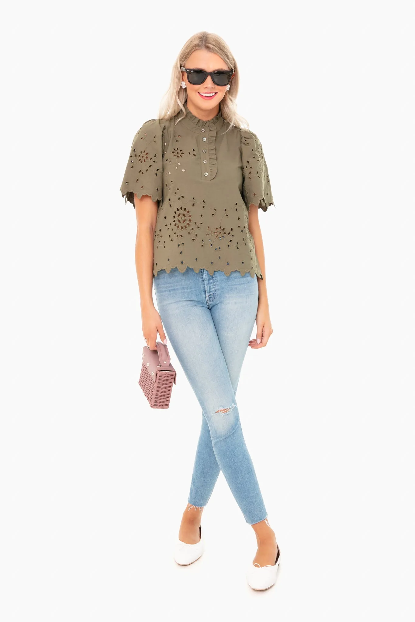 Army Fiona Short Sleeve Top sold by Tuckernuck product image thumbnail 3