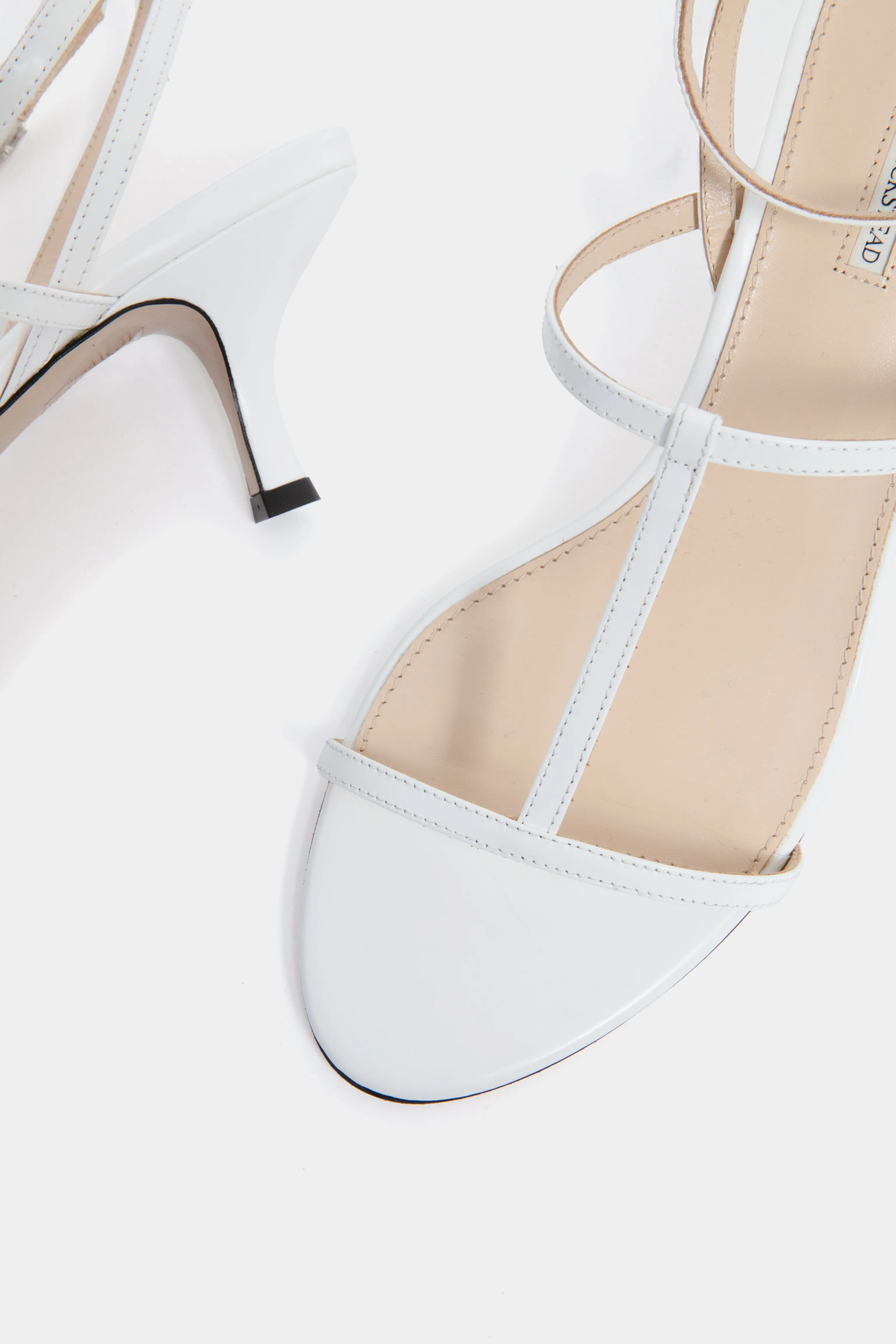 White Novie Leather Kitten Heels sold by Tuckernuck product image thumbnail 5