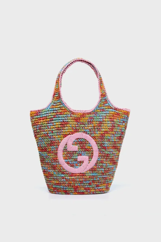 Gucci Multicolor Raffia Effect Bag sold by Tuckernuck
