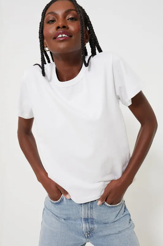 White Margo Tee sold by Tuckernuck