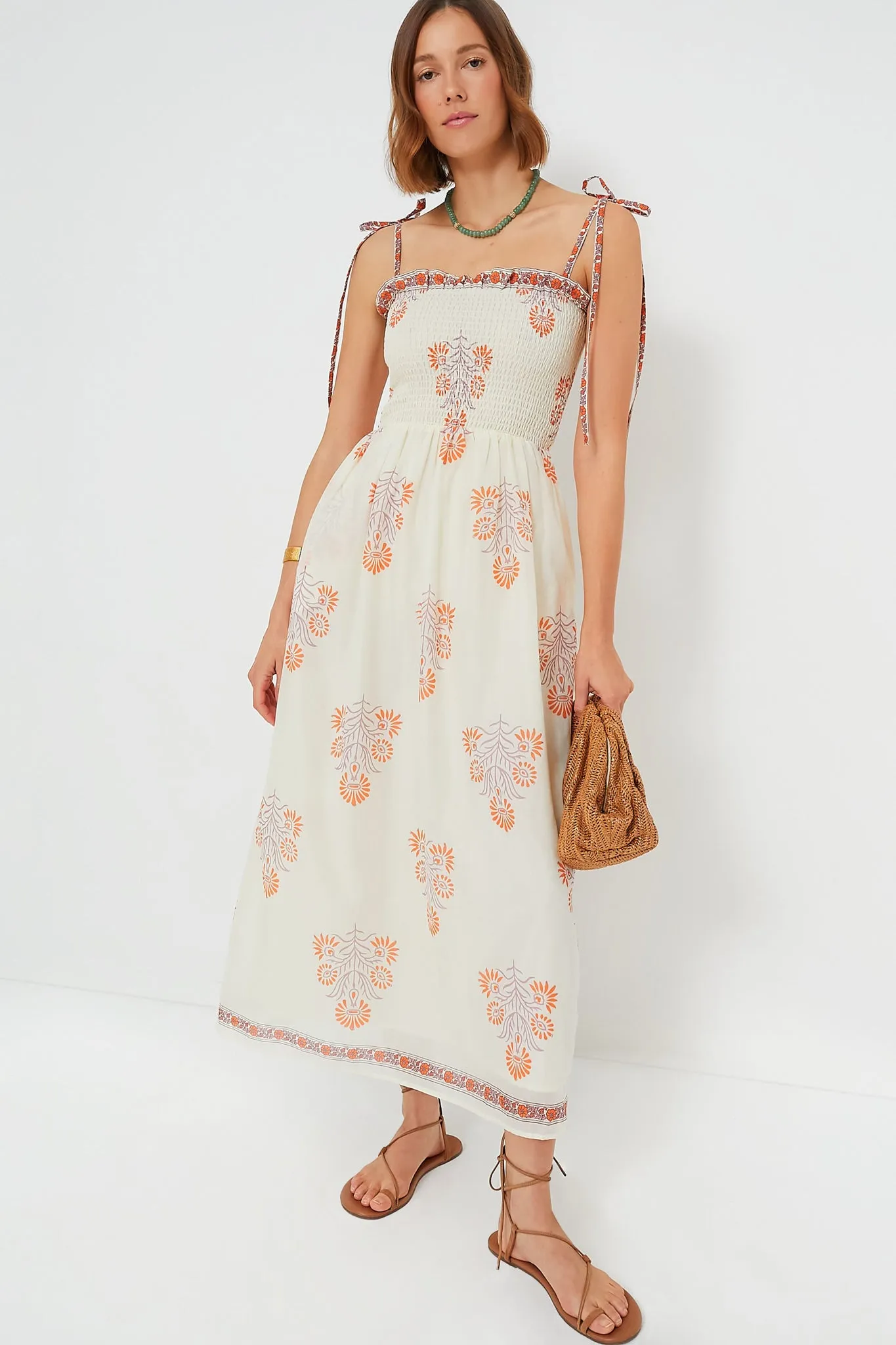 Ivory Papaya Kaia Aster Dress sold by Tuckernuck product image thumbnail 2