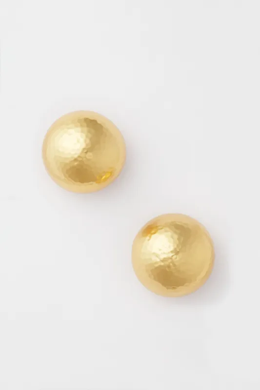 Gold Bria Clip Earrings sold by Tuckernuck