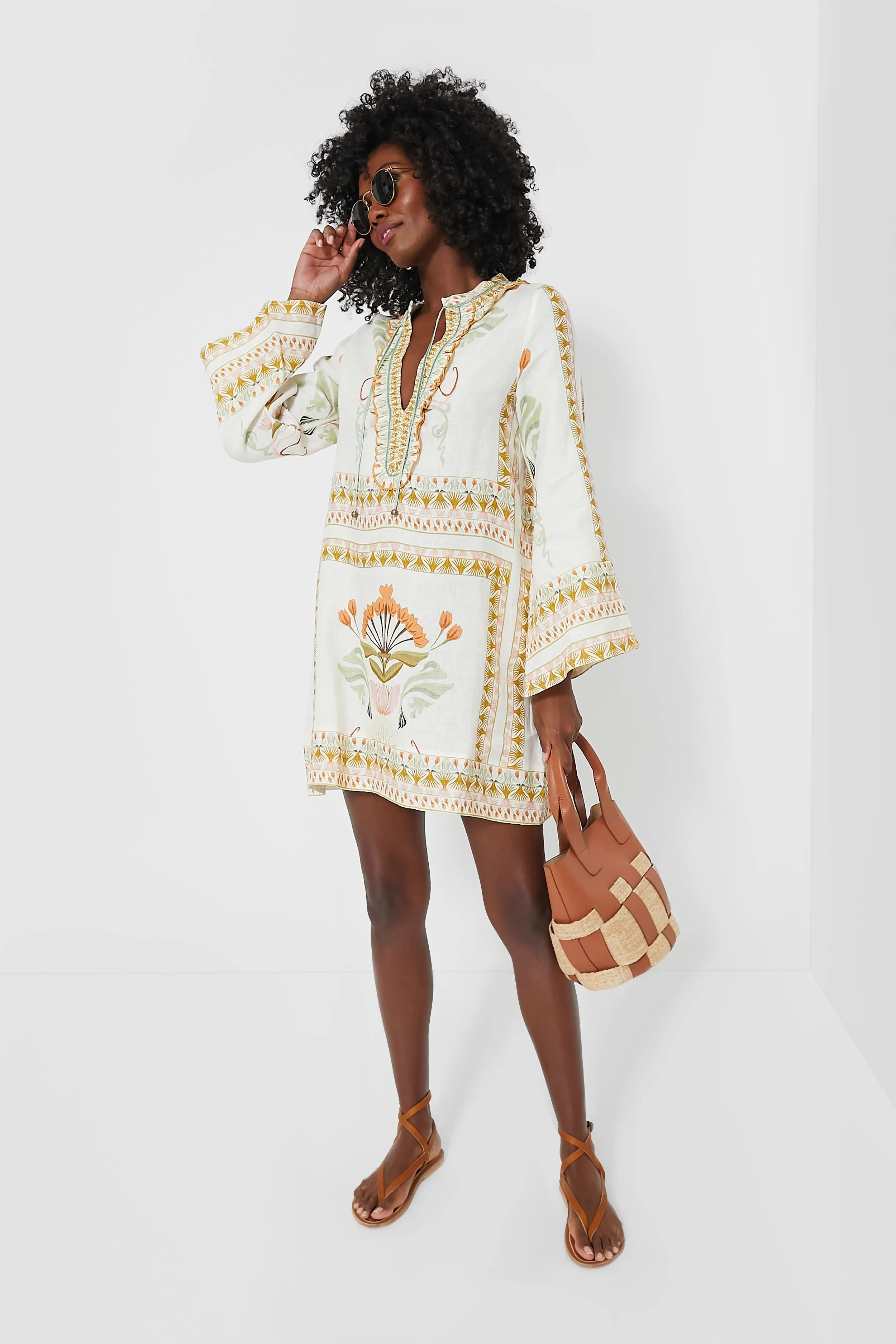 Monroe Woven Raffia Tote sold by Tuckernuck product image thumbnail 2