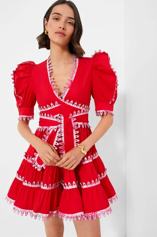 Red Hayley Dress made by Tuckernuck