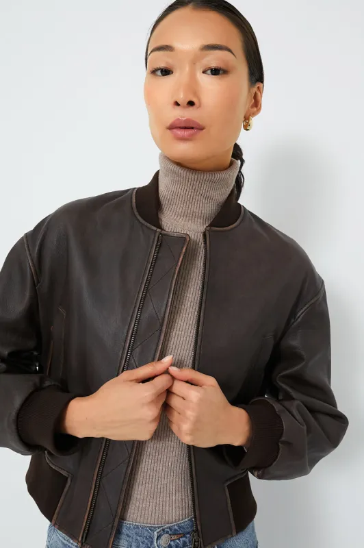 Dark Brown Hiltex Jacket sold by Tuckernuck