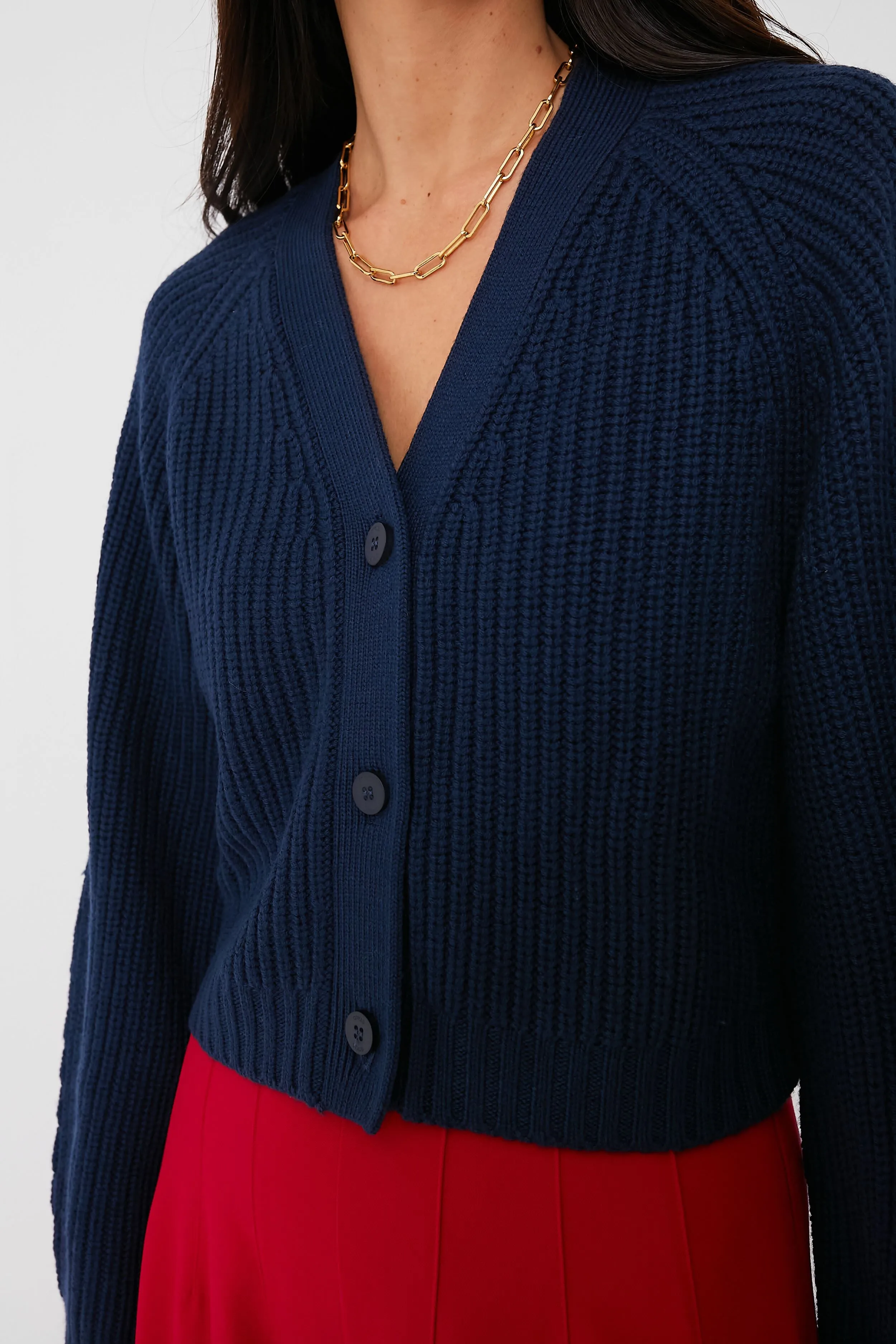 Navy Mirabel Cardigan sold by Tuckernuck product image thumbnail 5