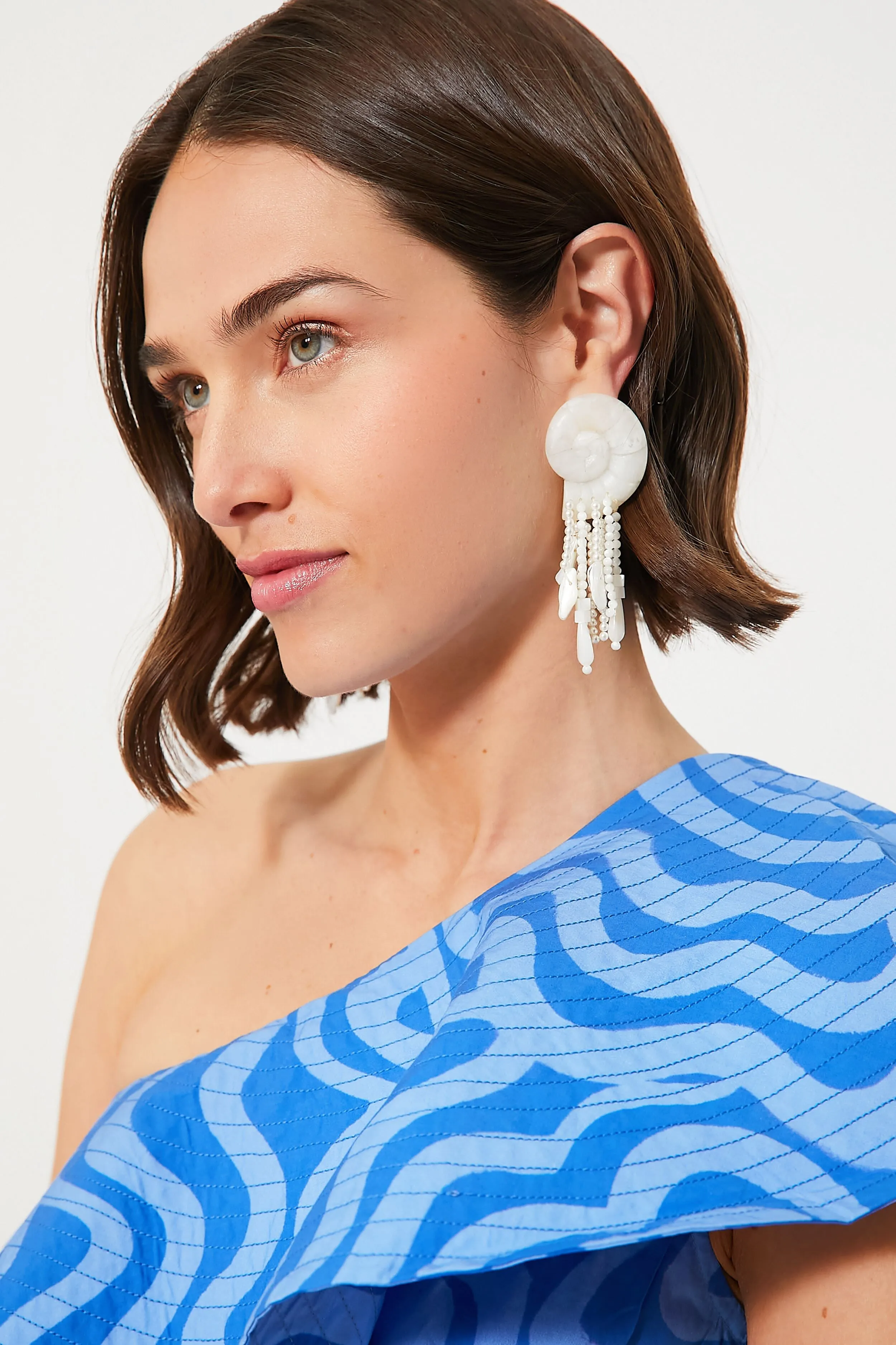 Ivory Shelly Earrings sold by Tuckernuck product image thumbnail 2