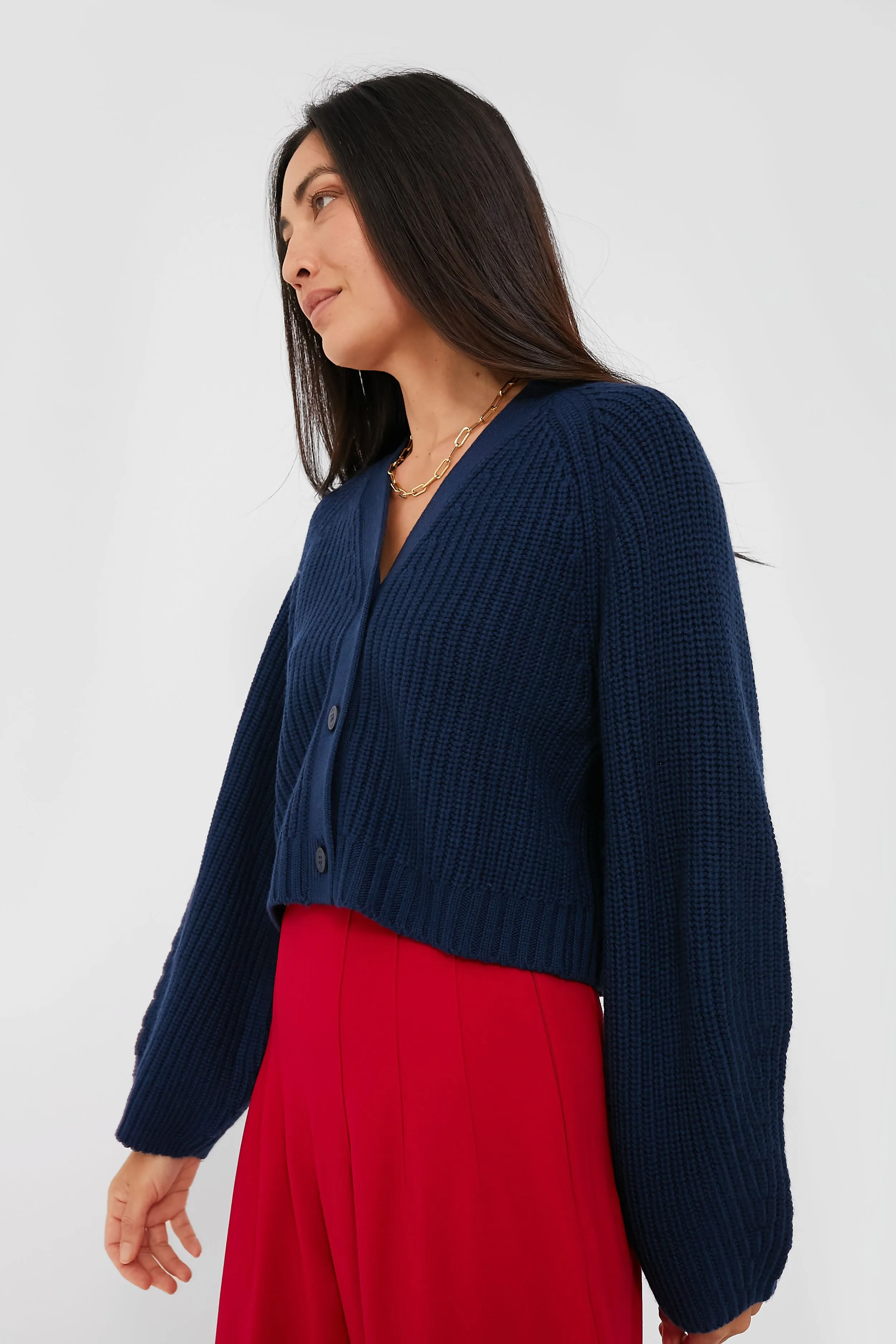 Navy Mirabel Cardigan sold by Tuckernuck product image thumbnail 3