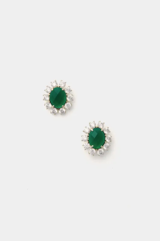 Emerald Studs sold by Tuckernuck