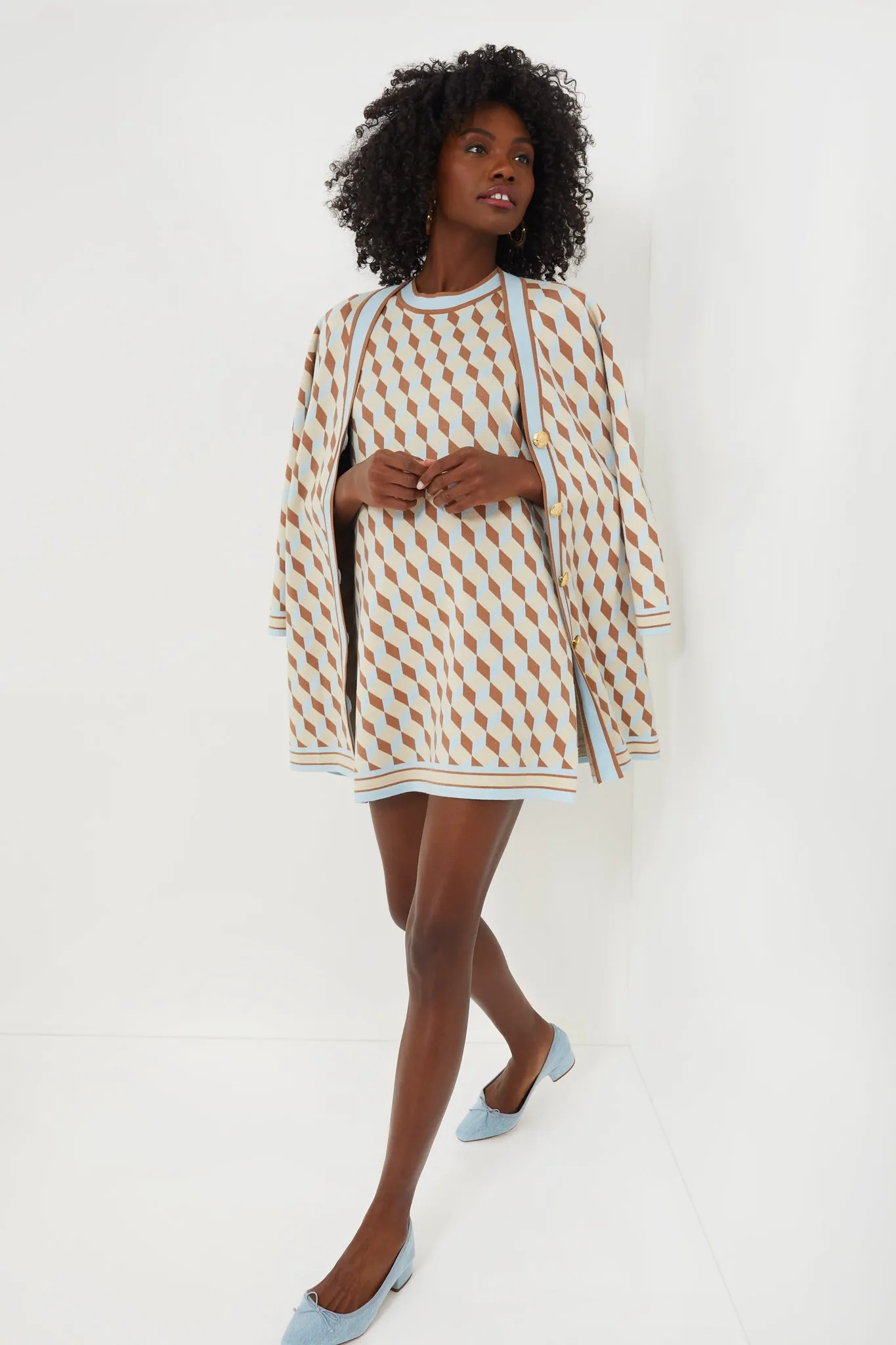 Ocean Spray Knit Geo Marie Dress sold by Tuckernuck product image thumbnail 2