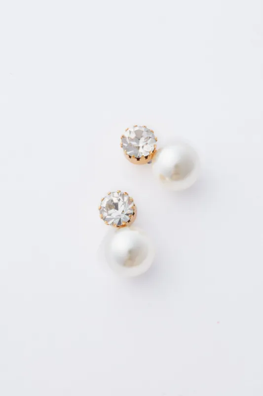 Crystal Antique Gold Ines Earrings sold by Tuckernuck