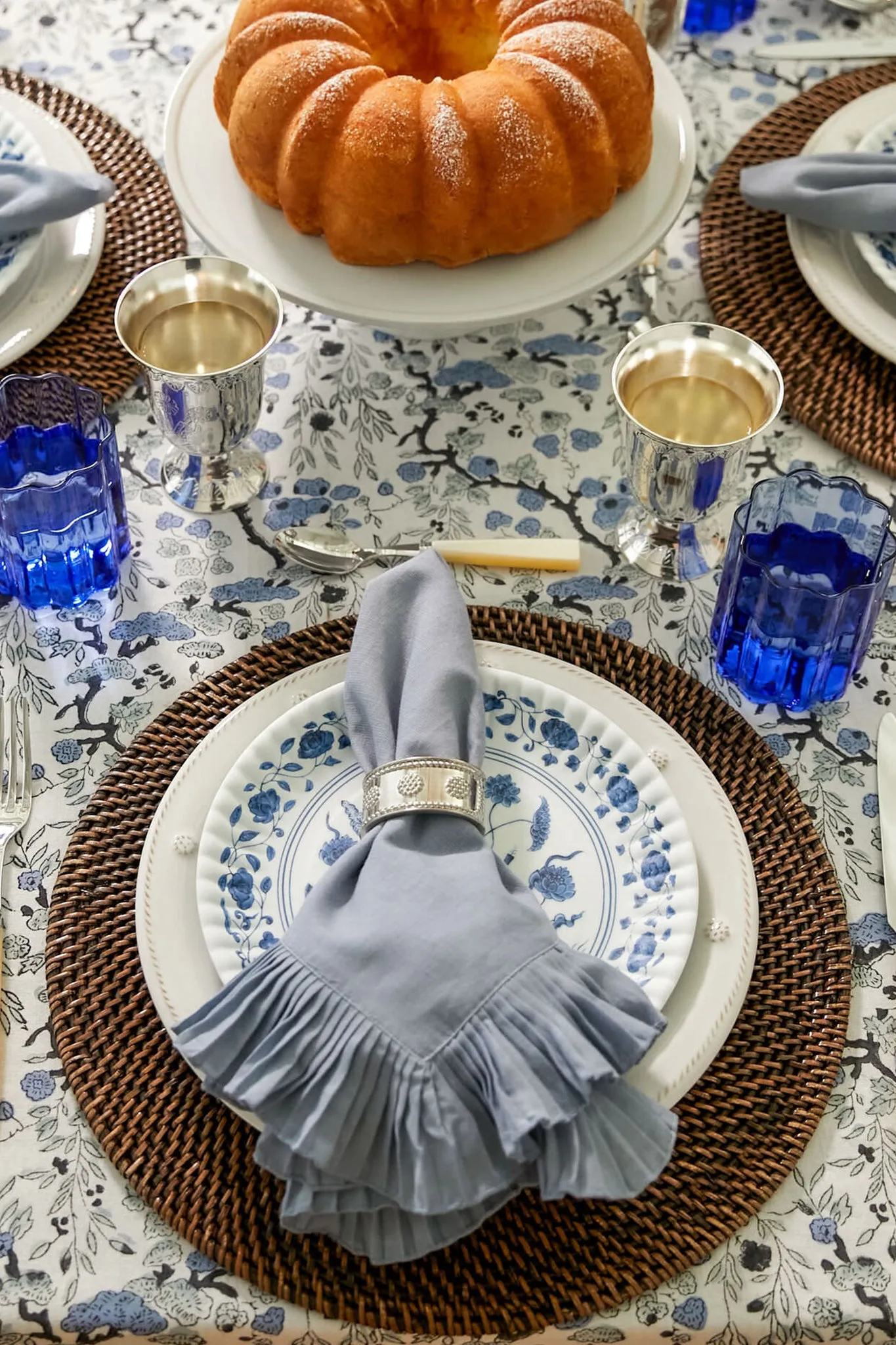 Mademoiselle Chambray Napkin sold by Tuckernuck product image thumbnail 5