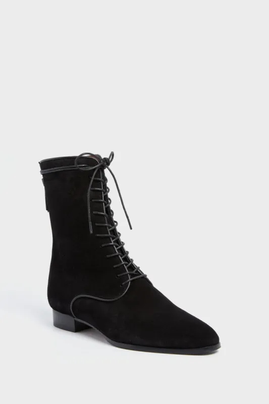 Black Crosta Leather L'Audace Boots sold by Tuckernuck