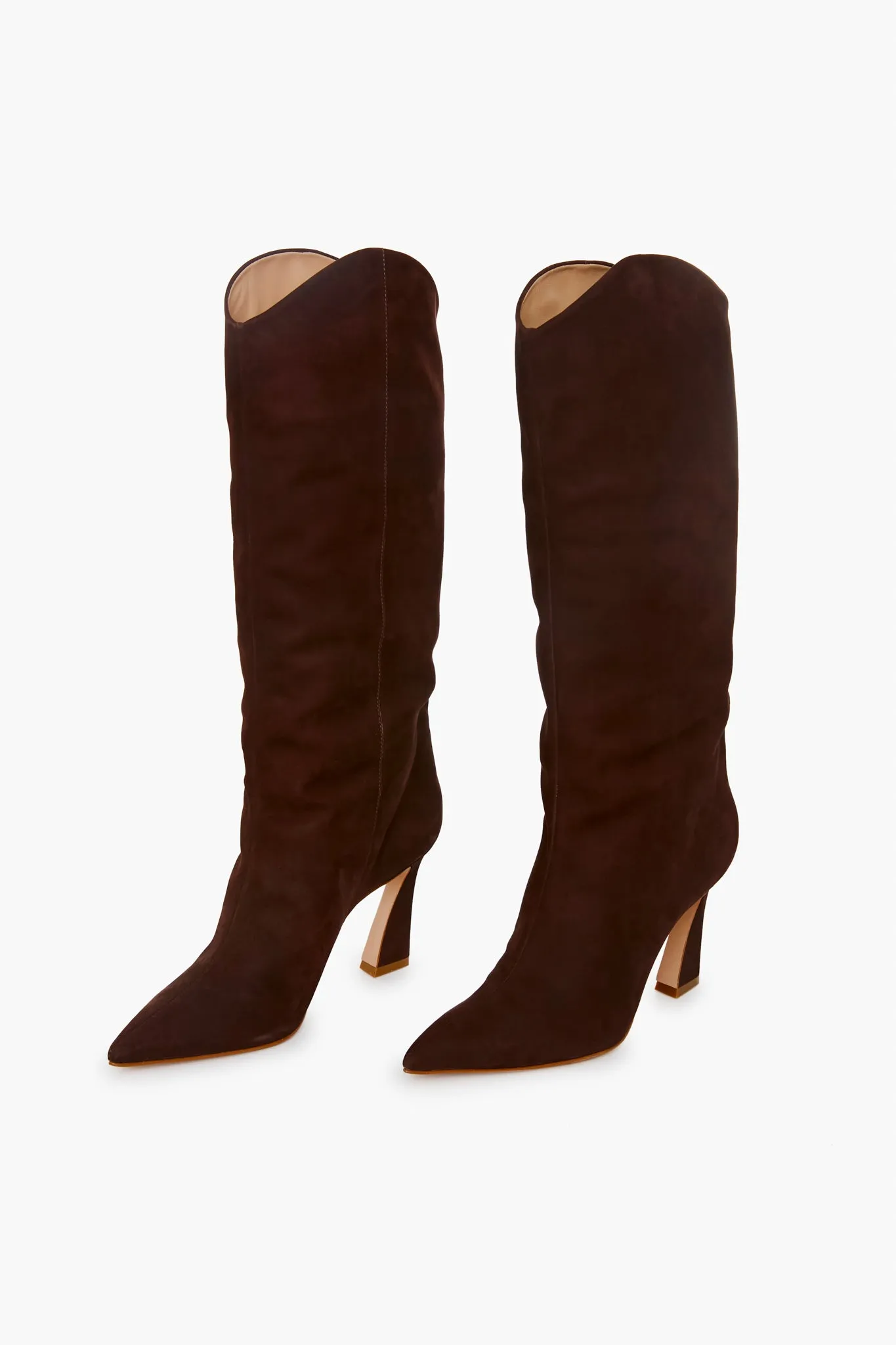 Dark Chocolate Maryana Flare Boots sold by Tuckernuck product image thumbnail 4