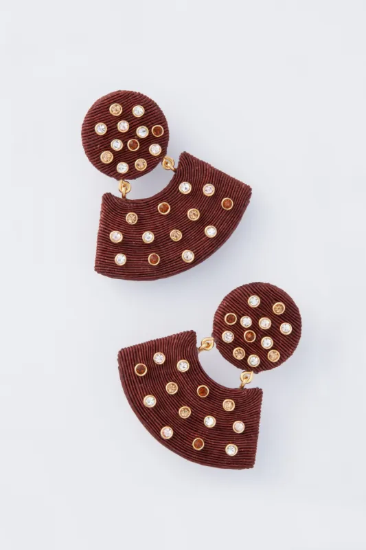 Brown Gemstone Meritt Earrings sold by Tuckernuck