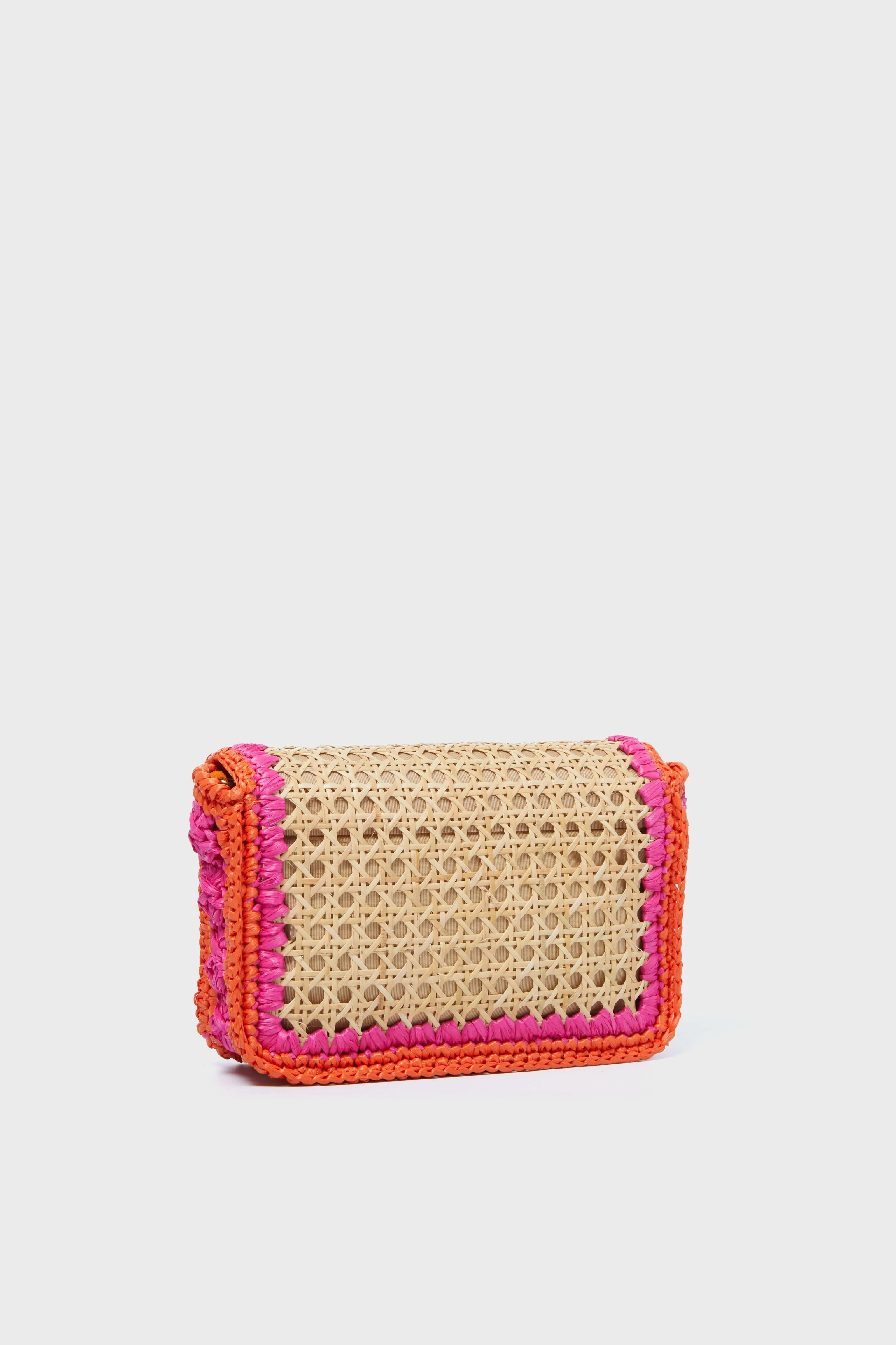 Natural and Pink Woven Crossbody sold by Tuckernuck product image thumbnail 4