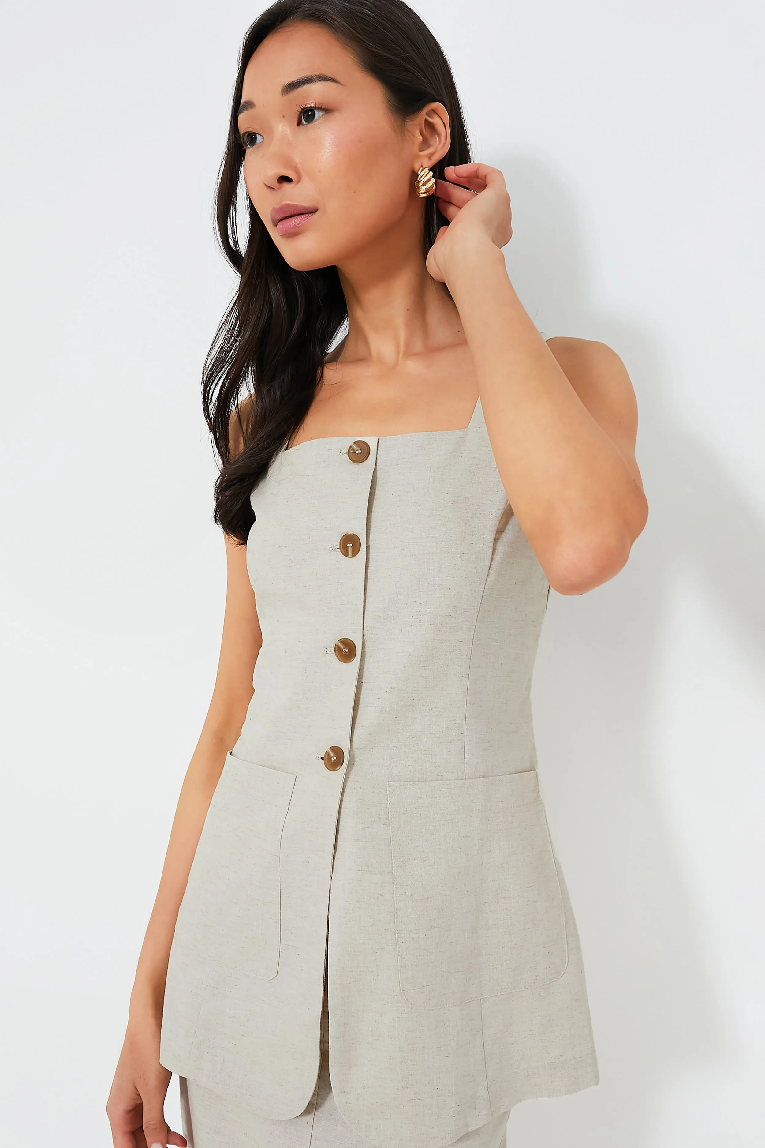 Natural Bottom Front Top sold by Tuckernuck