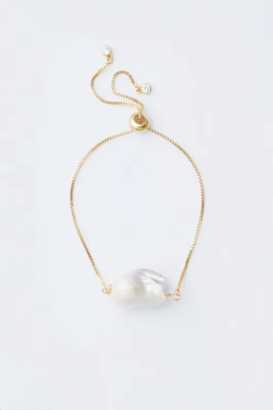 Baroque Pearl Slide Bracelet sold by Tuckernuck